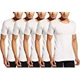 VIP Supreme Rns Men's Cotton Vest (White, 100 cm) - Pack of 5