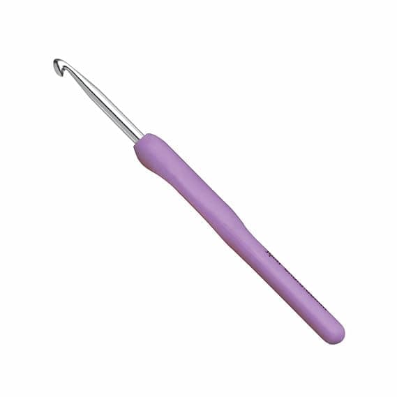 Zeniso® Crochet Hook, Knitting Kit, Needle Set, Knitting Needle Set, Crochet Needle, Crochet Set (Aluminium with Plastic Handle 6"/15cm of Size 6/5mm) 1 pcs