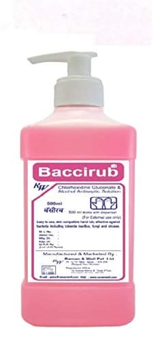 BLUEKITES BACCIRUB HANDSANITIZER 500ML