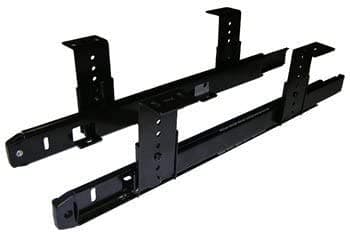 All Metal Ball Bearing Keyboard Slide - 14, 3/4 Extension - Black