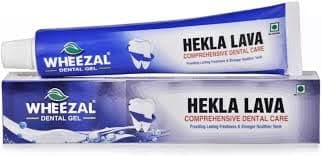 Hekla lava dental gel toothpaste (wheezal) | 100gm X 3 | S&S