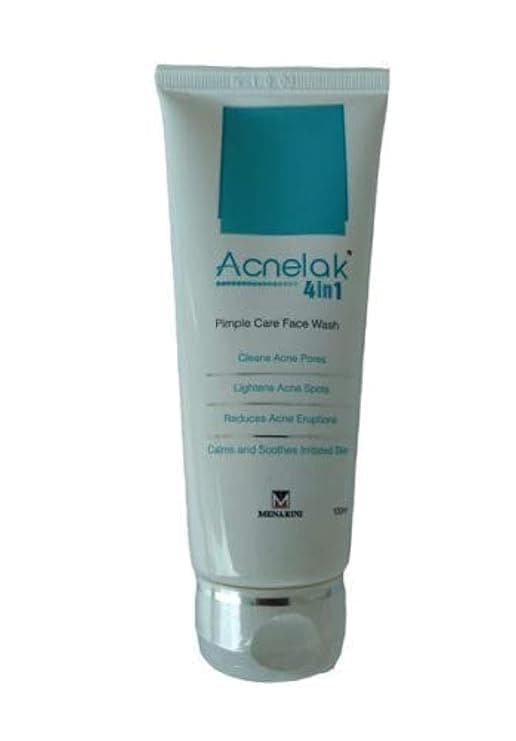 UNIGLOW Acnelak 4 in 1 Pimple Care Face Wash 100 ml For Acne Prone Oily Skin Men, Women