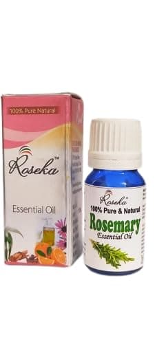 Roseka Rosemary Essential Oil For Hair Growth Moisturizing Skin , Hair Nourishment ,Natural Aromatherapy Essential Oil 10 ML