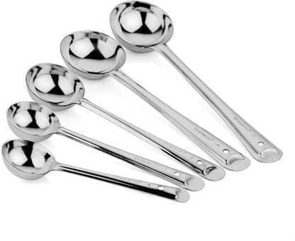 Bekner BKN-05dS Stainless Steel Cooking and Serving Ladle S Kitchen Tool Set (Ladle), 25 cm