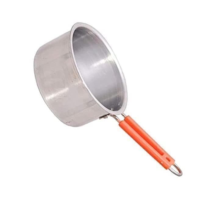 SHIFA CRAFT Aluminium Saucepan, 2 L, 1 Piece (Silver) Pure Aluminium Sauce PAN Tea PAN/Milk PAN (2 Litter)