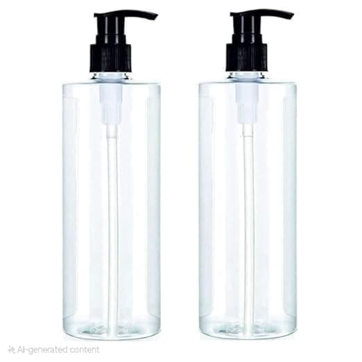 ETSAP (Pack of 2) 500 ML Dispenser BOTTAL,Transparent Clear Empty Dispenser Bottles, Liquid Dispenser Set for Face, Hair, Garden, Sanitizer,and More(Pack of 2)