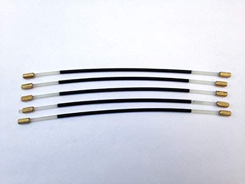 Musical String 2 Pcs Violin Tailpiece Tailgut Nylon Replacement 4/4, 3/4