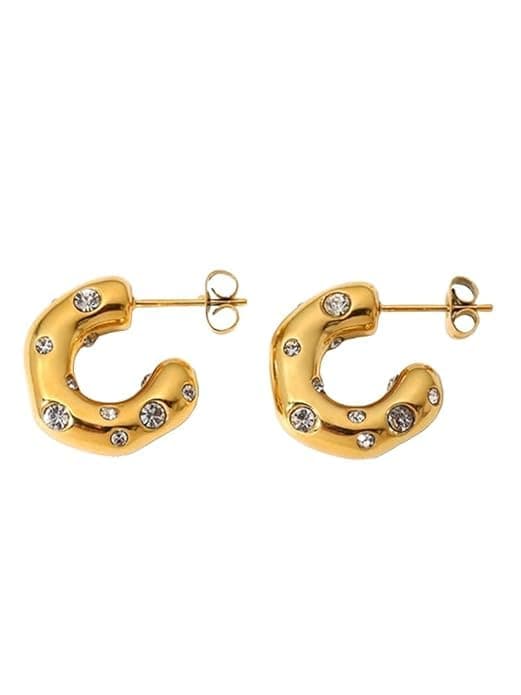 MEENAZ earrings for women fashion studs earrings for women anti tarnish gold ear rings stainless steel korean bali Dainty Gold Hoop Earrings | Combo Chic, Small design Jewellery Celebrity Inspired