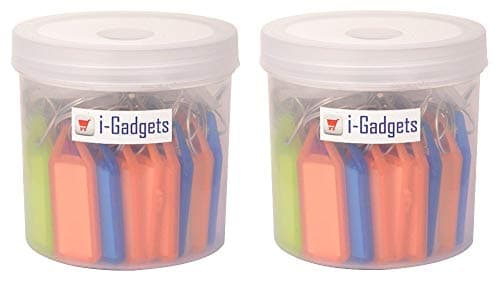 i-gadgets Multicolor Tag Label Keychain(Set Of 100)
