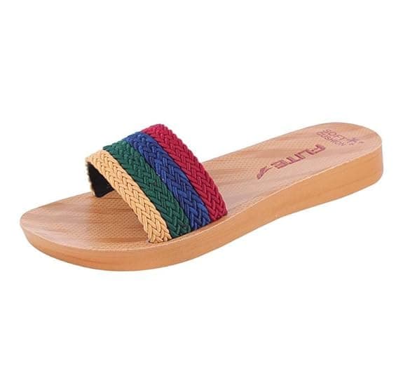 FLITE Women's Slippers PU Slippers (Multi, 7)