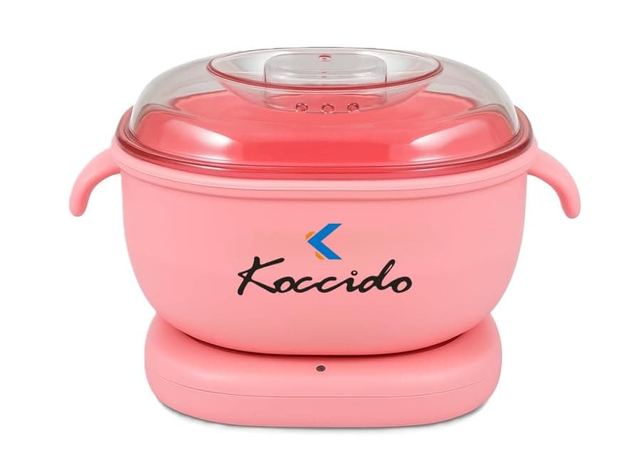 koccido Silicone Wax Heater | Portable and Easy-to-Use Electric Waxing Heater Machine Electric Hot Wax Warmer Machine | Wax Heater for Waxing for Women | Non-Stick Wax Warmer, 1 count