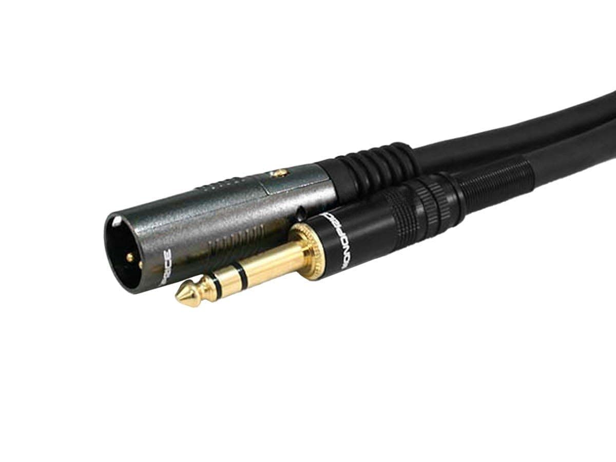 Monoprice 104761 6-Feet Stereo Jack Adapter (Black)