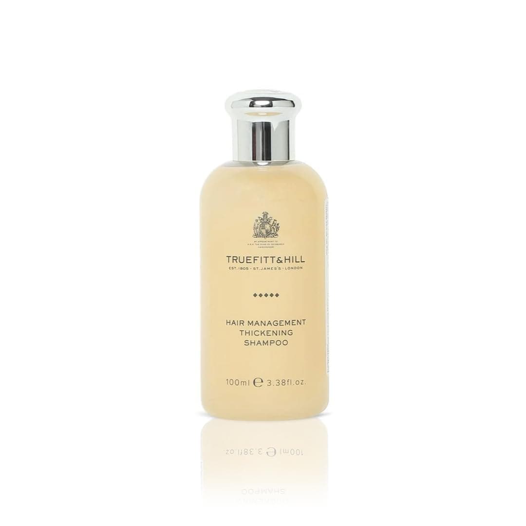 Truefitt & Hill Hair Thickening Shampoo For Men | Anti Hair Loss Sulphate Free Shampoo | Volumising Thinning Hair (100 ml)