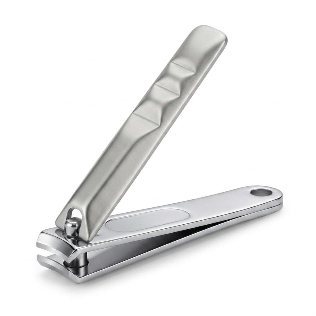 ETSAP (Pack of 1) Premium Stainless Steel Nail Cutter for Men & Women – Ultra Sharp Curved Blades, Ergonomic Anti-Slip Grip, Gold & Silver Finish Nail Clipper with Integrated Nail File (Pack of 1)