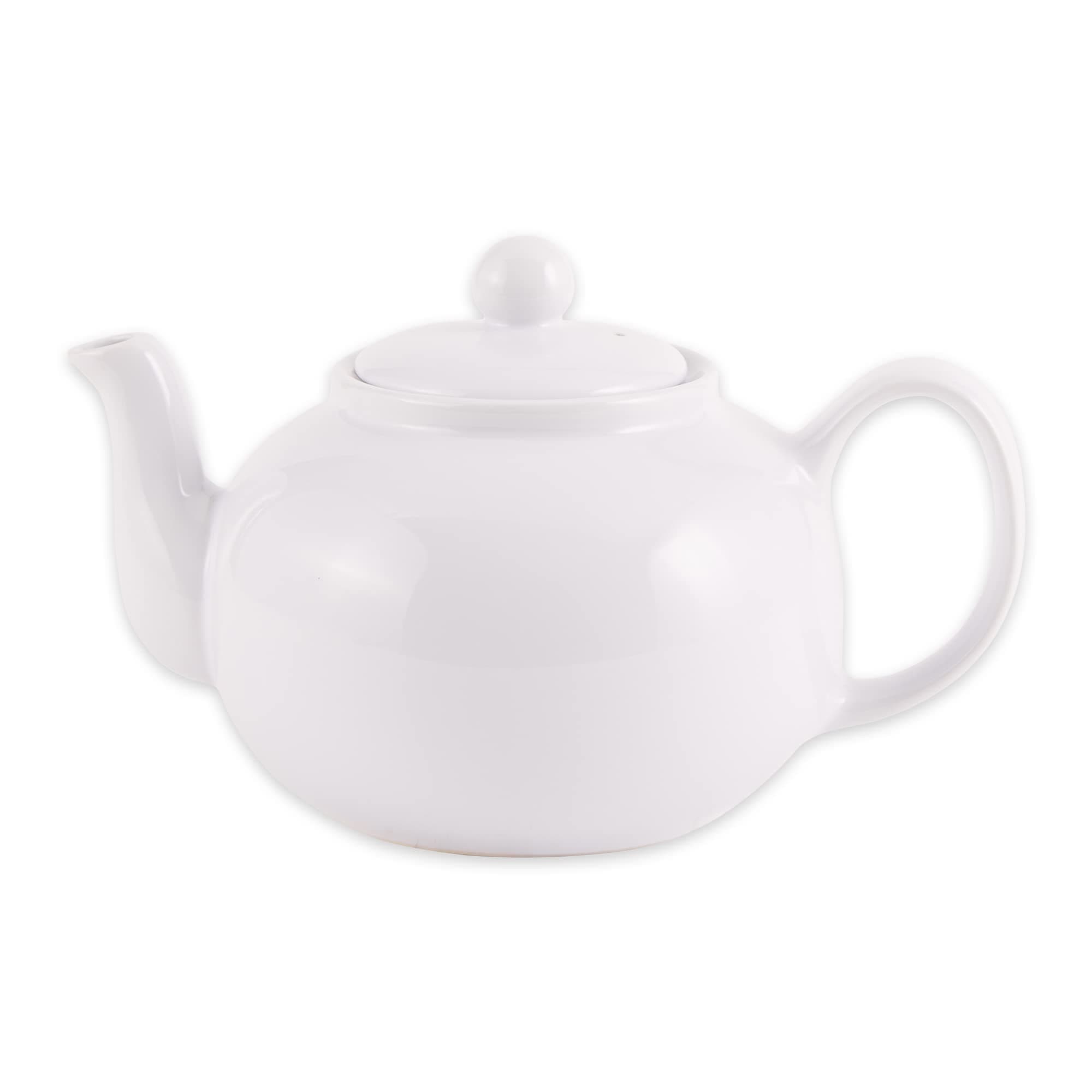 RSVP White 6 cup Stoneware Chai Teapot