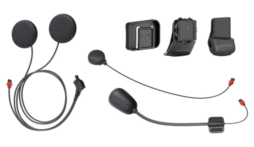 Sena 50C Universal Clamp Kit Sound by Harman Kardon Speakers and Mic