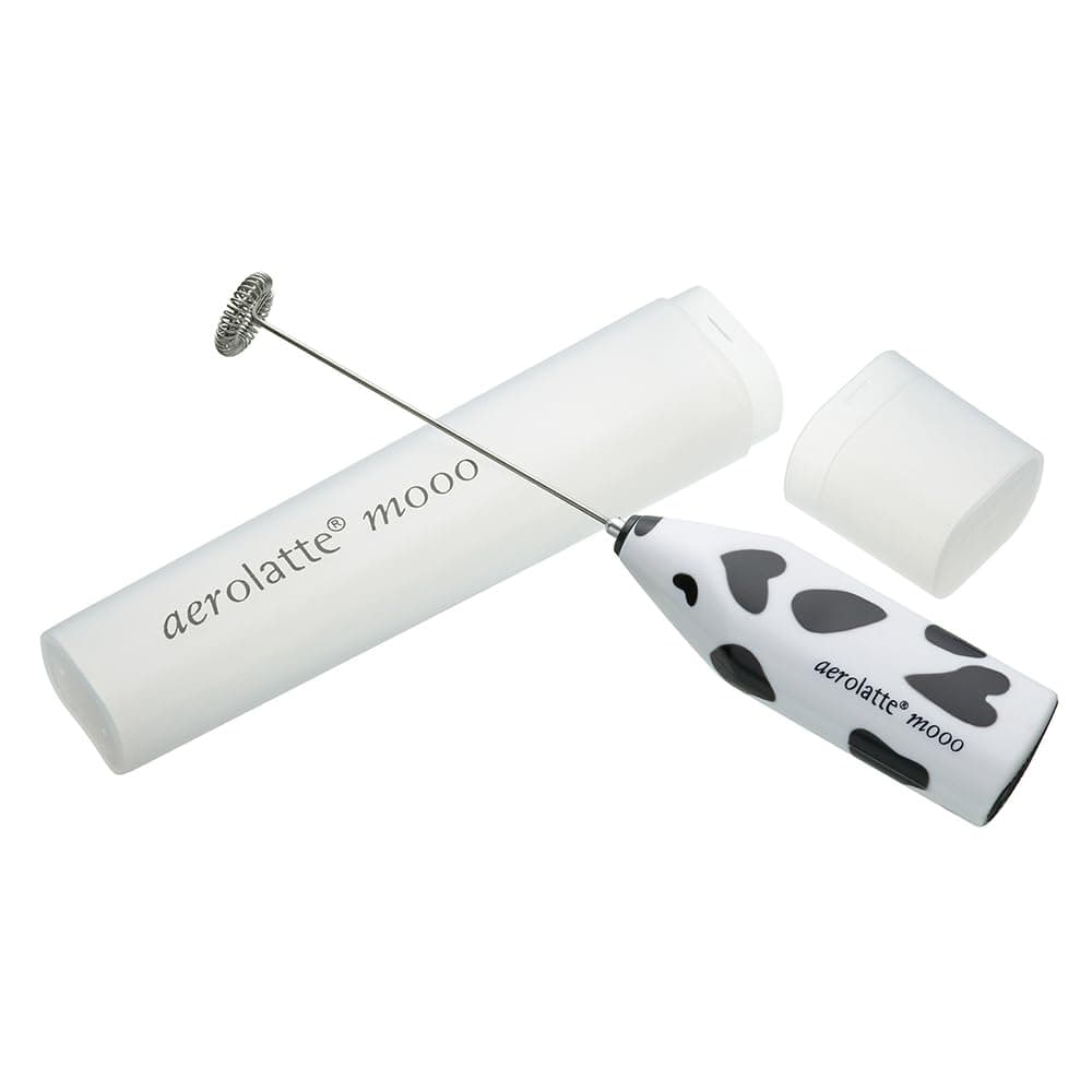 aerolatte Mooo Milk Frother with Travel Case Cow Print Product from United Kingdom