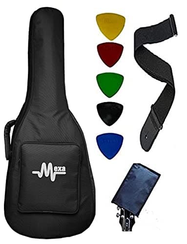 Mexa Acoustic Guitar Bag Cover Foam Padded (BK)