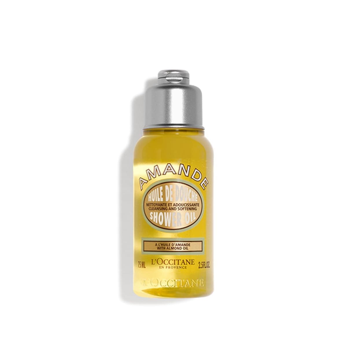 L'Occitane Cleansing & Softening Almond Shower Oil | Oil-to-Milky Lather | Softer Skin | Smooth Skin | Cleanse Without Drying | With Almond Oil