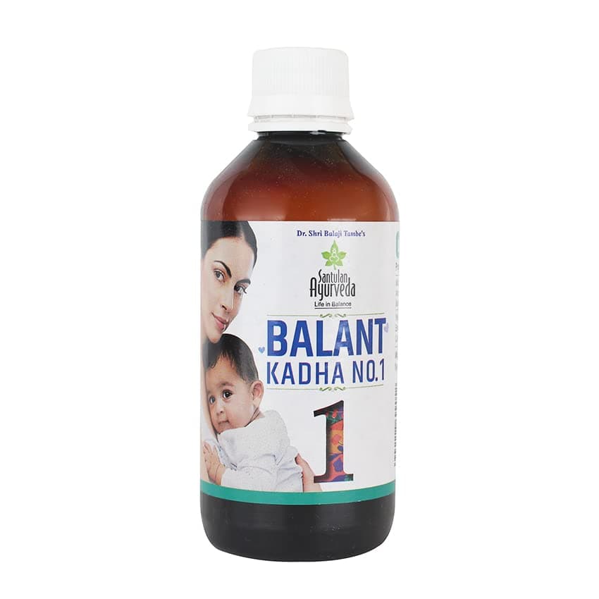 Santulan Ayurveda, Balant Kadha No 1-200ML Each, (Pack Of 1), For New Mother and get Golden Oldie Herbs®, Sukanthi Pills-1gm
