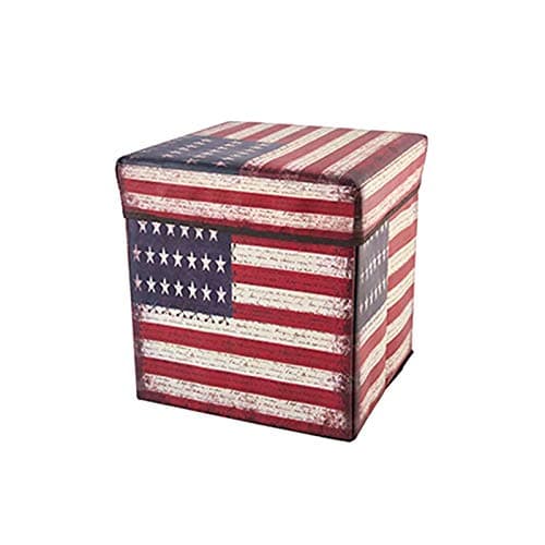 Sterling Stools for Sitting in Living Room Storage Stools for Sitting Storage Box for Toys of Kids - USA Stool Foldable Stool (30 x 30 x 30 cm)