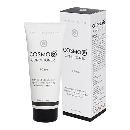 COSMO Q Hair Conditioner, 150g, Paraben Free, Hydrating and Detangling Formula