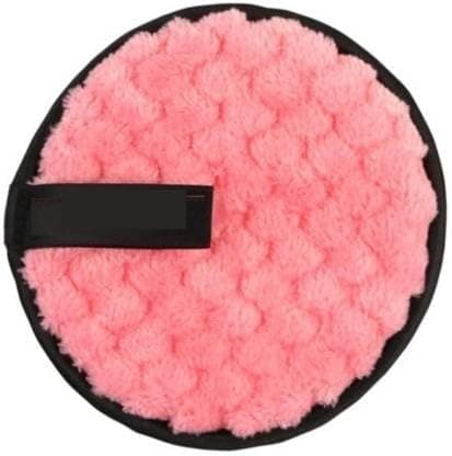 CLUBBEAUTY Reusable Rounds Soft Facial Cleaning Puffs Towels Double-Side Washable Make Up Removing Cloth Microfiber Multi-function, White, Pink, Brown(SINGLE)