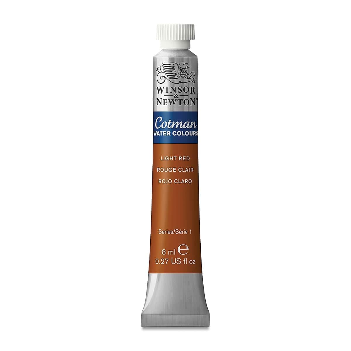 Winsor & Newton Cotman Water Colour - Tube of 8 ML - Light Red (362) - Highly Pigmented, Vibrant, Vivid & Intermixable Artists' Water Colour Paints - More Colours Available