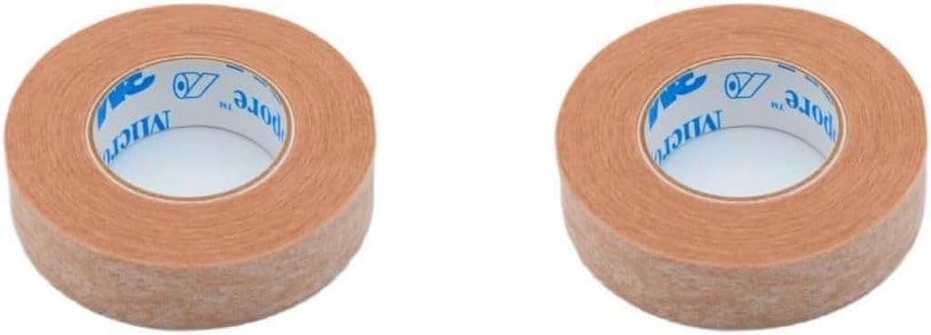 3M Micropore Tan Surgical Tape 0.5 Wide -2 Rolls.