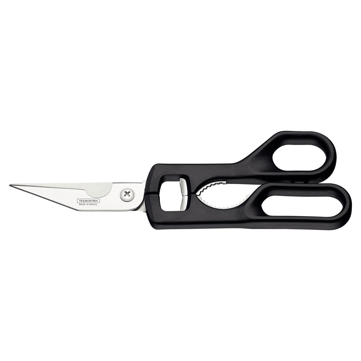 Tramontina KITCHEN SCISSORS SUPERCORT - Tramontina Supercort Carving Scissors with Stainless-Steel Blades and black Polypropylene Handle, 9"