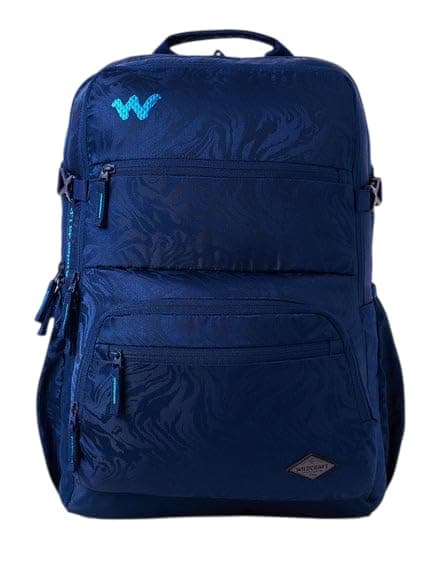 wildcraft Stylish Polyester Unisex Backpack | Andes 45 LP Durable & Lightweight backpack for Men & Women | Backpack for Office, Gym, Travel - 45 Litre, Navy