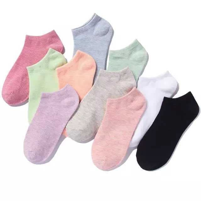 Creature Ankle Length Plain Colourful Socks For Women/Girls-Combo Free Size Pack of 5 Pairs(SCS-WS-07-P-05)