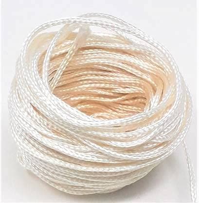 Divine Pooja Natural Sacred White Silk Thread SAFED DHAGA for Astrological-Planets Moon (Chandra) - White, Venus (Shukra) White, Maa Saraswati - White (Also for Evil Eye Nazar)