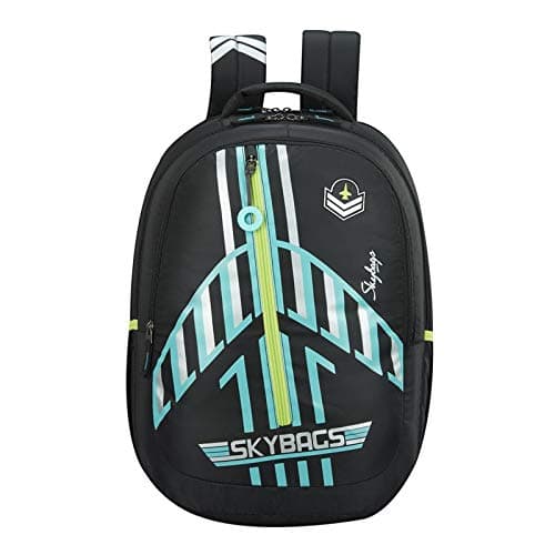 Skybags ASTRO AIRPLANE THEME BLACK SCHOOL BACKPACK 32L
