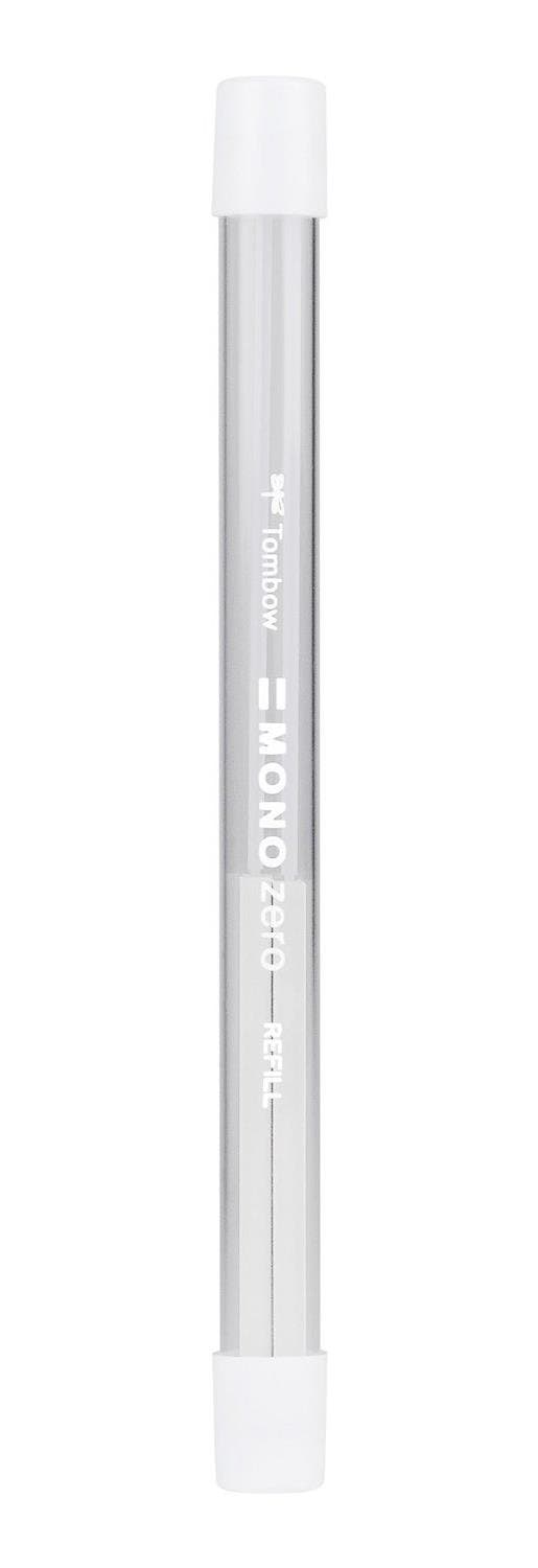 Tombow Er-Kus 2.5 x 5 mm Mono Zero Rectangular Tip Refill Eraser - Pack of 2