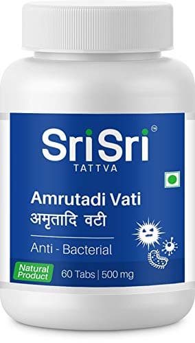 Sri Sri Tattva Amrutadi Vati 500mg Tablet - 60 Count (Pack of 3)
