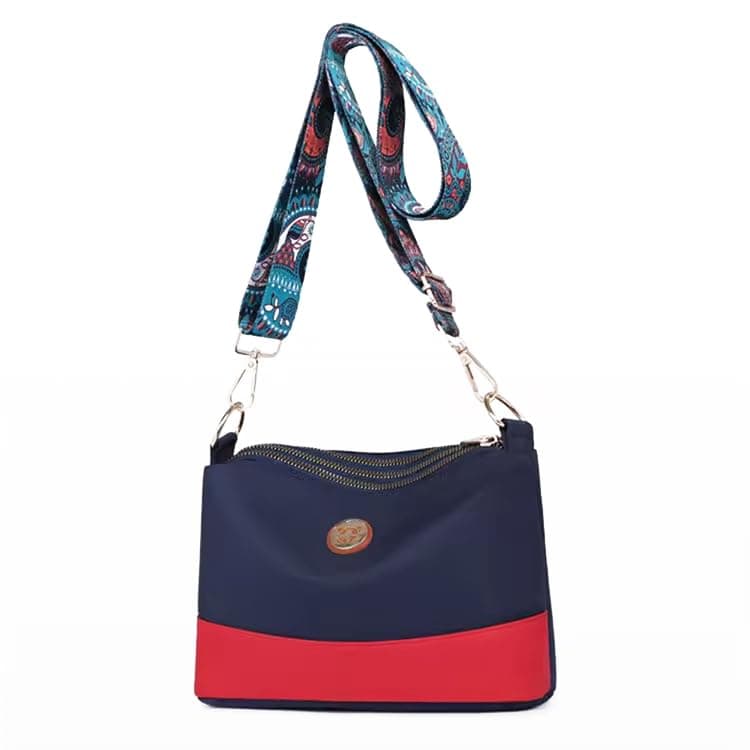 ketmart Crossbody Bag For Women Waterproof Lightweight Casual Shoulder Handbag Pursecasual lightweight (Color_Blue/Red)