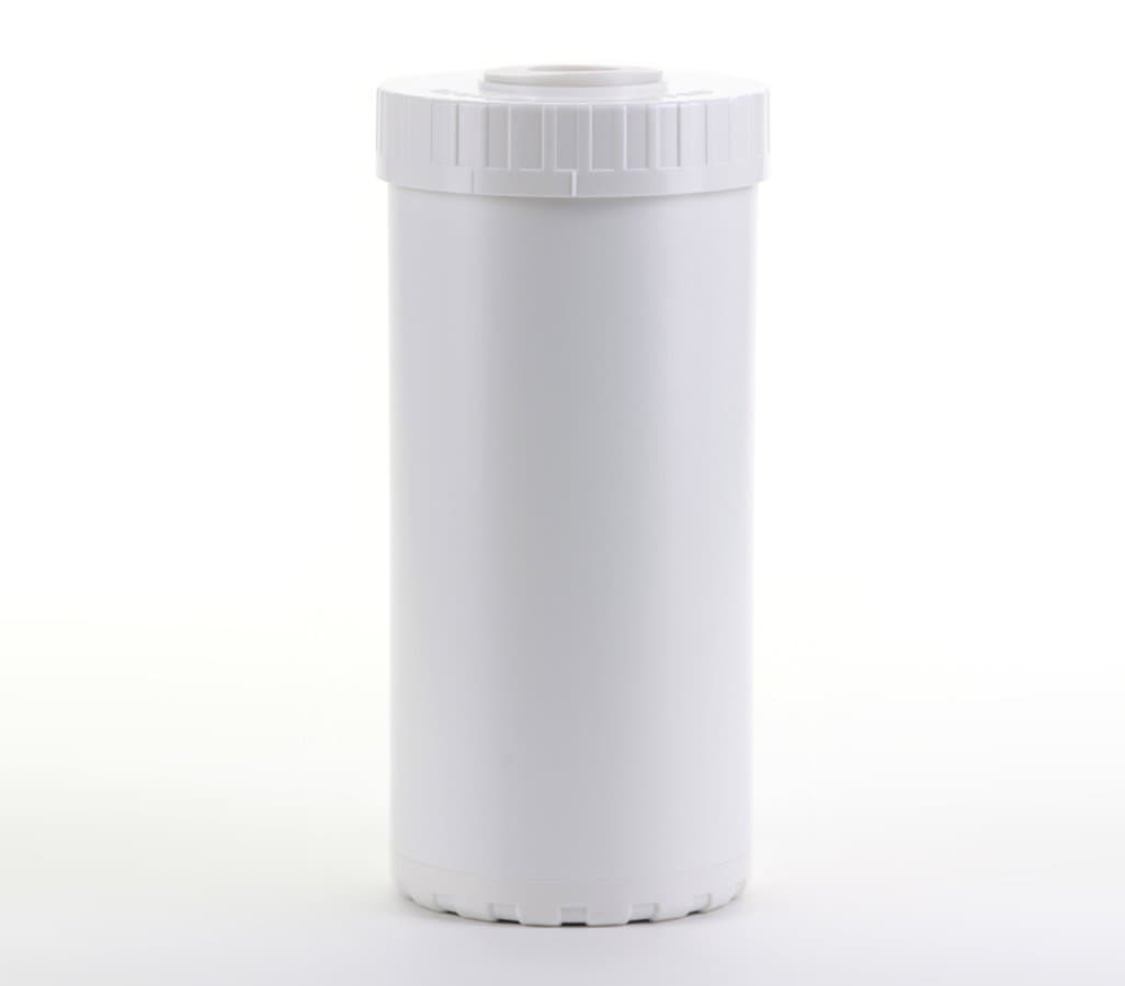 Hydronix EC-4510W Universal White Empty Water Filter Cartridge, Durable Construction, for Pre or Post Use, Fits Big Blue Housings 4.5" x 10"