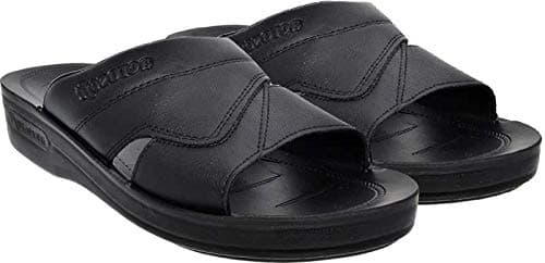 Aerosoft Men's Black Outdoor Sandal - 39