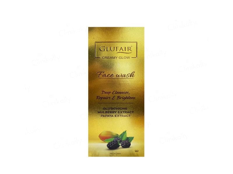 Glufair creamy glow face wash 100ml