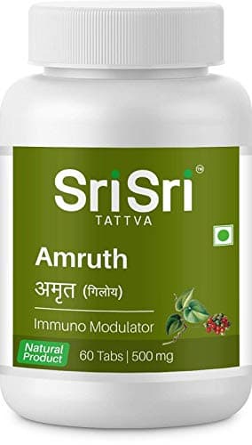 Sri sri tattva Ayurveda Amruth 500 Mg Tablet, 60 Tab (Pack of TWO)