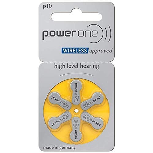 Power One Hearing Aid Battery Size 10, Pack Of 24 Batteries