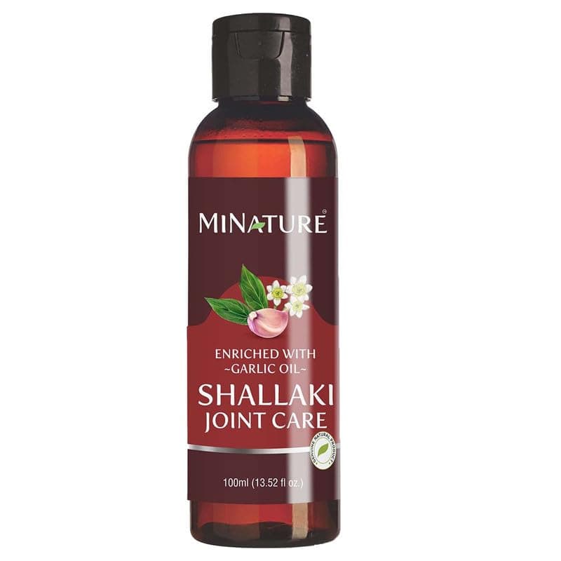 mi nature Shallaki Joint care Oil | Sallaki, Shallakhi | Enriched with Pure garlic oil | Pure & Natural| 100 ml