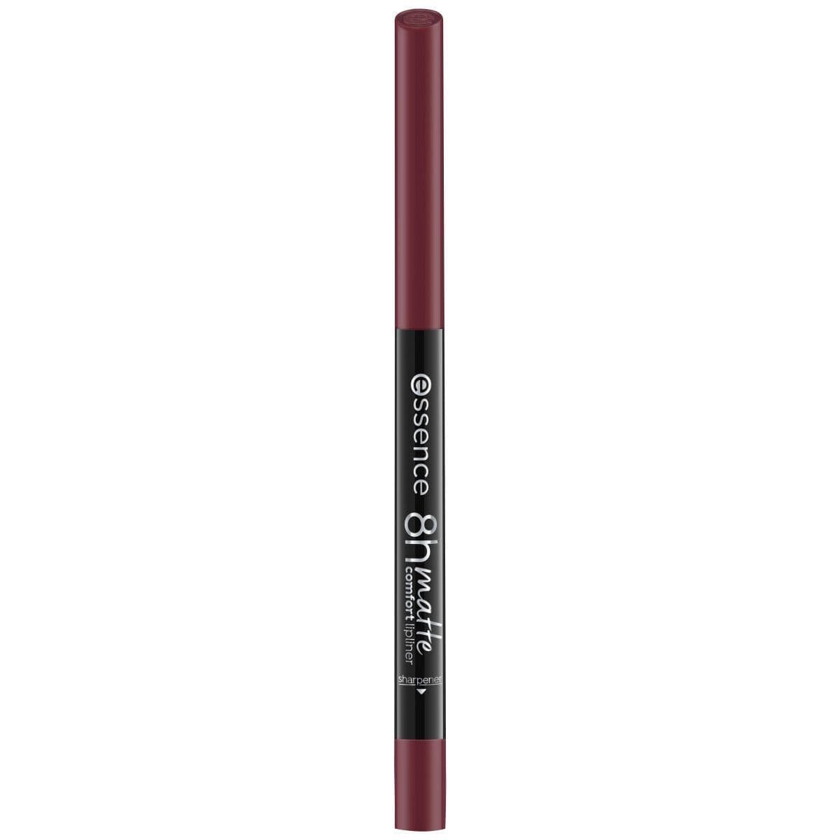 Essence 8h matte comfort lipliner 08 Dark Berry, lip liner, berry, defined lips, long-lasting colour, matte finish, comfortable wear, 0.3 g
