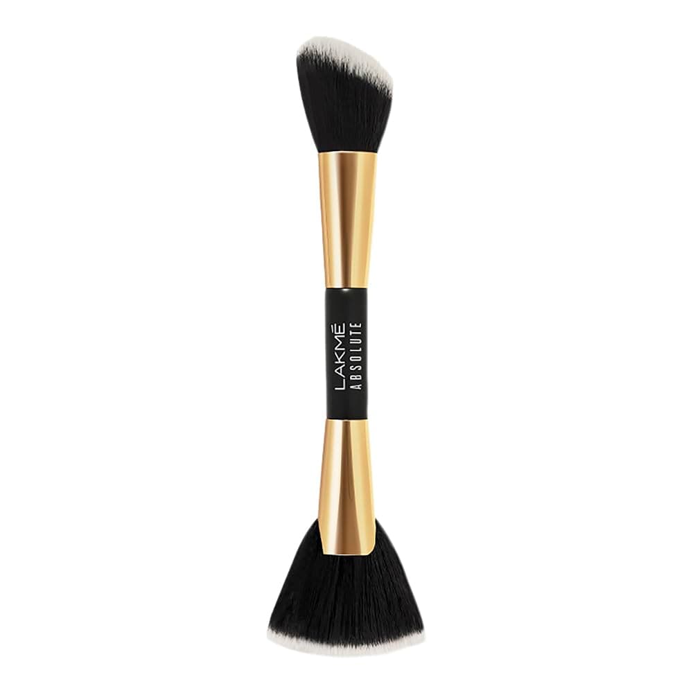 Lakme Absolute Makeup Master Tools - Dual Ended Blush and Contour Brush