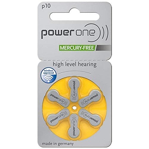 Power One P10 Hearing Aid Battery (6X6 Pack) 36 Nos