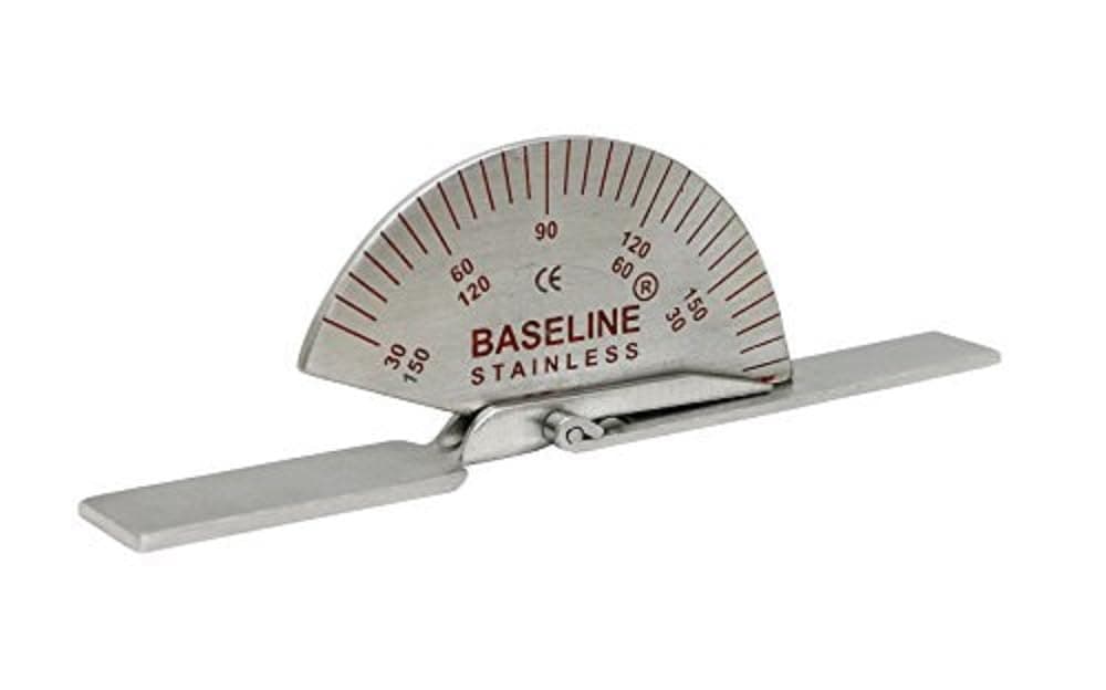 Baseline 12-1015 Finger Goniometer, Metal, Small, 3.5