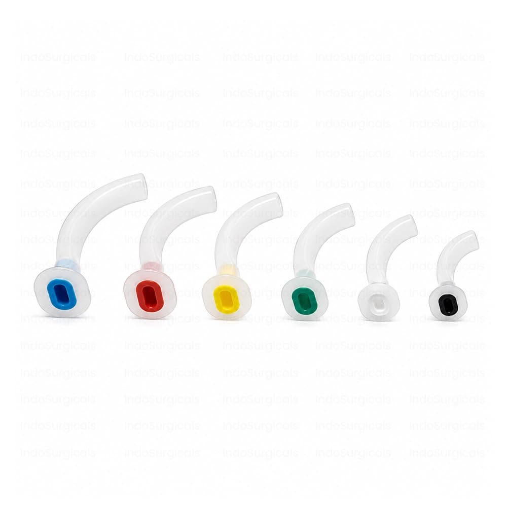 IS IndoSurgicals Guedel Pattern Airways Set of 6 Pieces