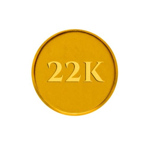P.C. Chandra Jewellers 22k (916) 5 gm Yellow Gold Coin