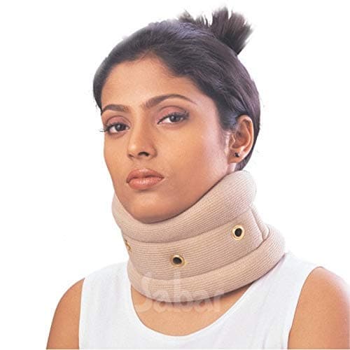 GMS Rehabilitation Soft Cervical Collar with Support (Skin, Large)